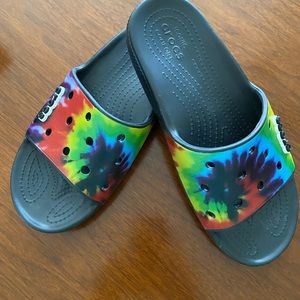 CROCS - Size 11 - Tie Dye